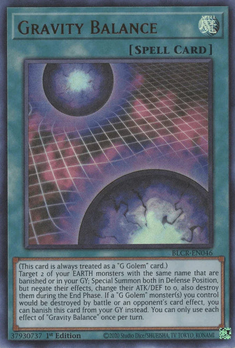 Gravity Balance [BLCR-EN046] Ultra Rare - for just $0.10! 