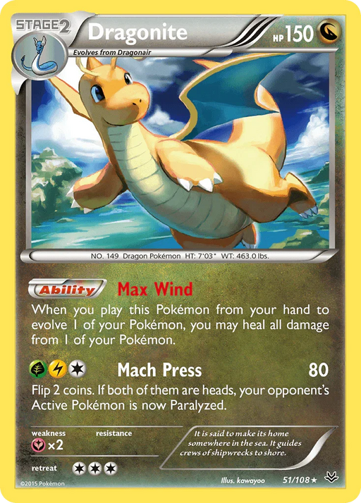 Dragonite (51/108) [XY: Roaring Skies] - for just $1.60! 