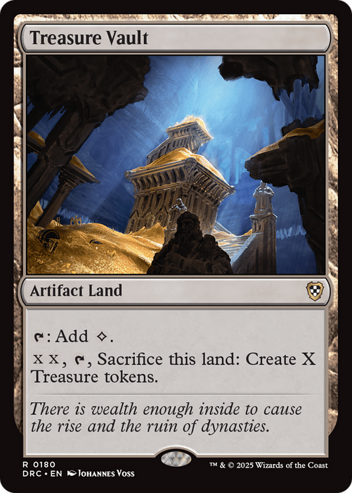 Treasure Vault (DRC-180) - Commander: Aetherdrift - for just $0.34! 