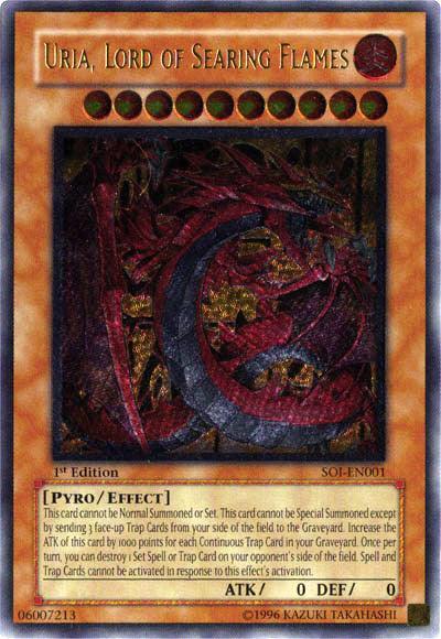 Uria, Lord of Searing Flames (UTR) [SOI-EN001] Ultimate Rare - for just $219.60! 