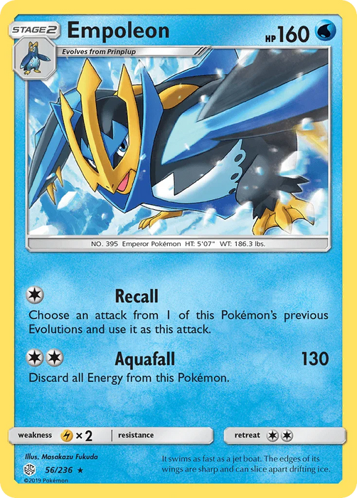 Empoleon (56/236) [Sun & Moon: Cosmic Eclipse] - for just $0.20! 