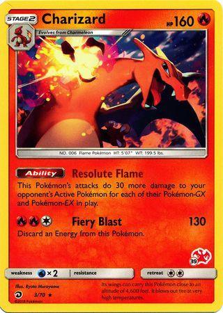 Charizard (3/70) (Charizard Stamp #39) [Battle Academy 2020] - for just $3.50! 