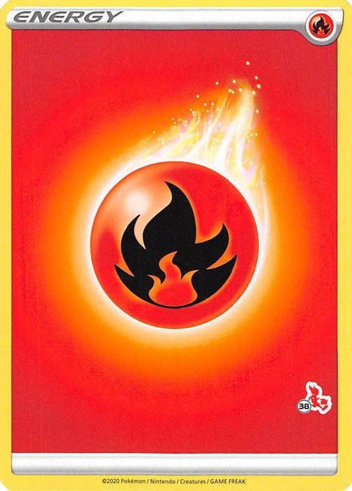 Fire Energy (Cinderace Stamp #38) [Battle Academy 2022] - for just $0.10! 
