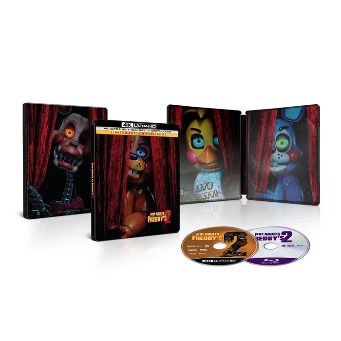 Five Nights at Freddy's 2 - Limited Edition Steelbook (4K Ultra HD + Blu-ray + Digital) - for just $44.99! 