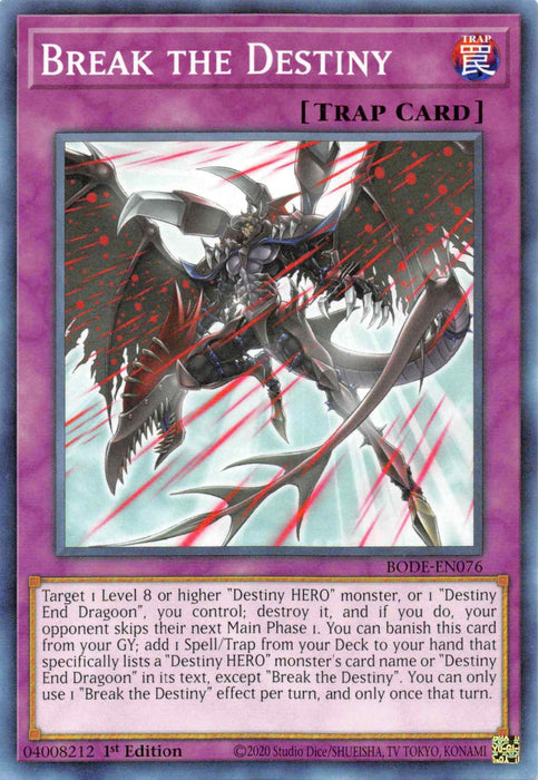 Break the Destiny [BODE-EN076] Common - for just $0.10! 