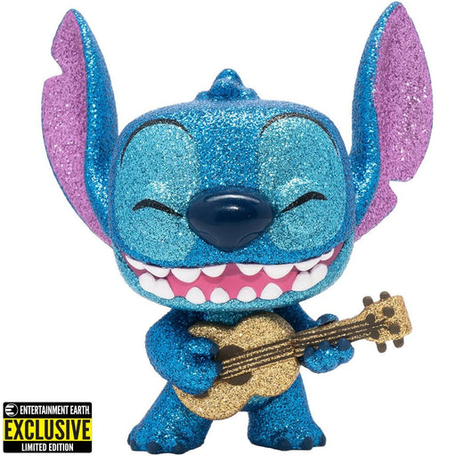 Lilo & Stitch Stitch with Ukulele Diamond Glitter EE Exclusive Pop! - 3¾" - Premium Toys - Just $14.99! Shop now at Retro Gaming of Denver