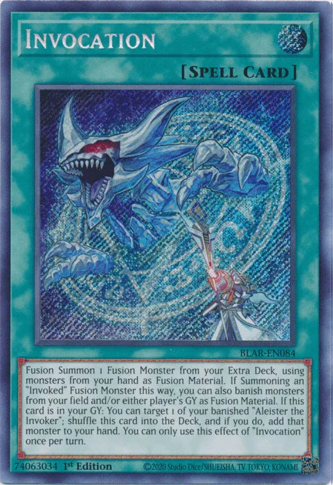 Invocation [BLAR-EN084] Secret Rare - for just $2.10! 