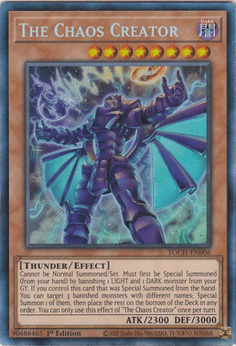 The Chaos Creator [TOCH-EN006] Collector's Rare - for just $2.55! 