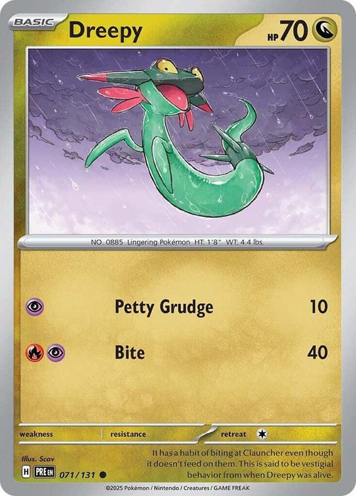 Dreepy (071/131) [Scarlet & Violet: Prismatic Evolutions] - for just $0.10! 