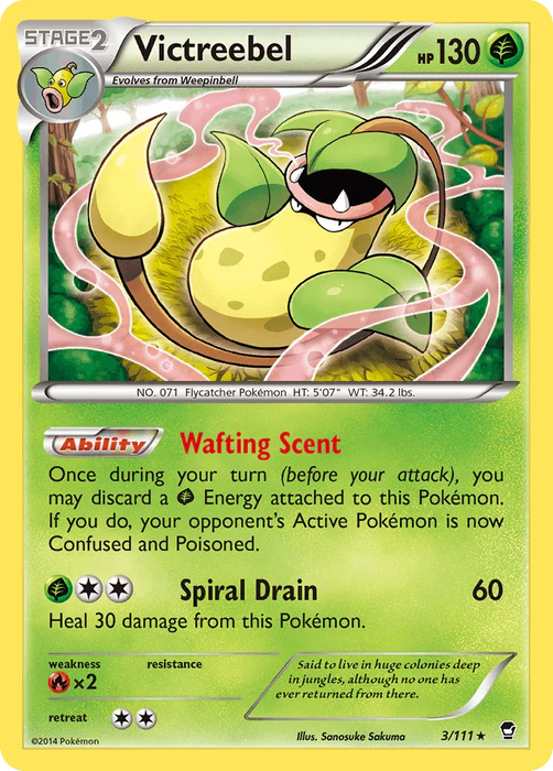Victreebel (3/111) [XY: Furious Fists] - for just $0.35! 
