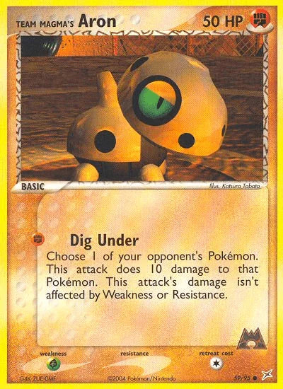 Team Magma's Aron (59/95) [EX: Team Magma vs Team Aqua] - for just $0.50! 