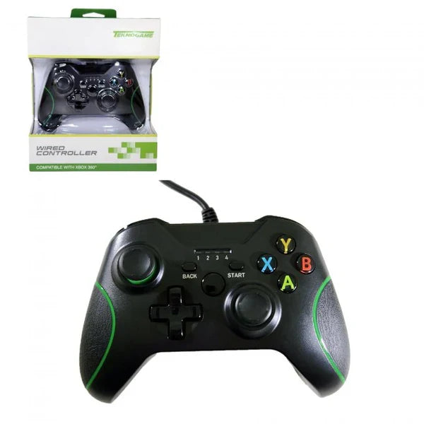 Tekno Games Xbox 360 Wired Controller [Third Party] [Random Color] – Xbox 360 Accessory (X360) - for just $29.99! 