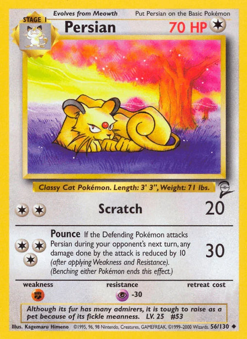 Persian (56/130) [Base Set 2] - for just $1! 