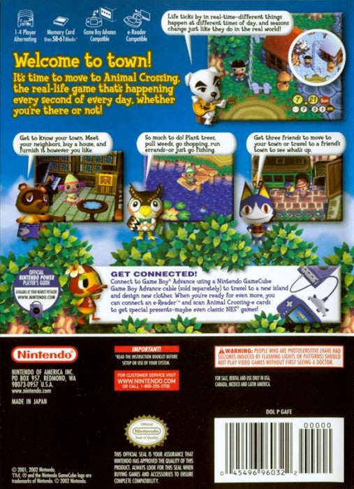 Animal Crossing [Players Choice, with Memory Card] – GameCube (GC) - for just $77.99! 