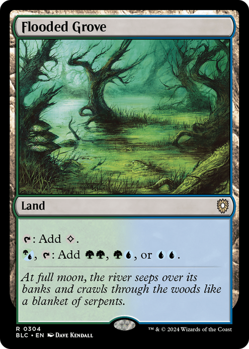 Flooded Grove (BLC-304) - Bloomburrow Commander - for just $0.09! 