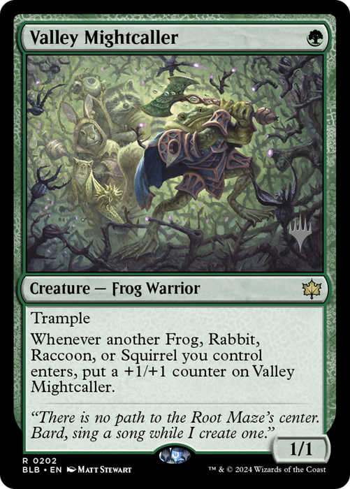 Valley Mightcaller (PPBLB-202) - Bloomburrow Promos - for just $0.30! 