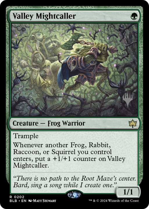 Valley Mightcaller (PPBLB-202) - Bloomburrow Promos - for just $0.30! 