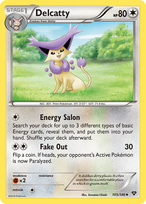Delcatty (105/146) [XY: Base Set] - for just $0.10! 