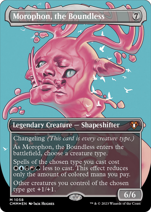 Morophon, the Boundless (CMM-1058) - Commander Masters (Borderless) Foil - for just $8.03! 