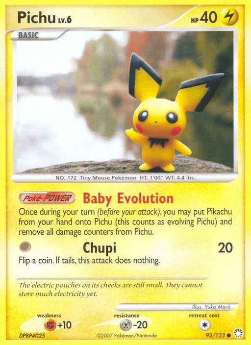 Pichu (93/123) [Diamond & Pearl: Mysterious Treasures] - for just $6.75! 