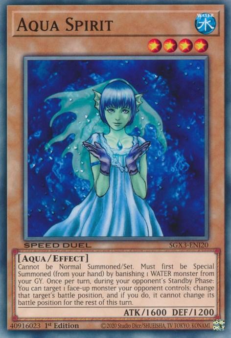 Aqua Spirit [SGX3-ENI20] Common - for just $0.10! 
