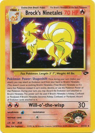 Brock's Ninetales (3/132) [Gym Challenge Unlimited] - for just $28.80! 