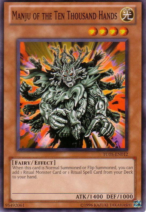 Manju of the Ten Thousand Hands [TU05-EN012] Common - for just $0.35! 