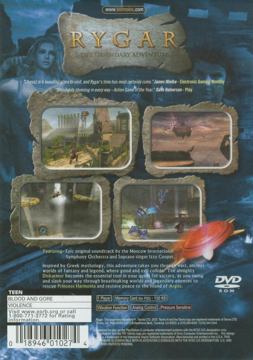 Rygar – PlayStation 2 (PS2) - for just $0! 