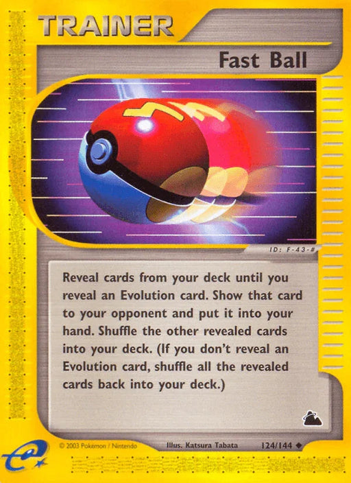Fast Ball (124/144) [Skyridge] - for just $4.40! 