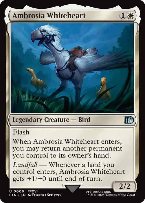 Ambrosia Whiteheart (FIN-006) - FINAL FANTASY - for just $0.06! 