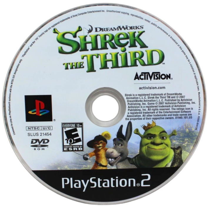Shrek the Third – PlayStation 2 (PS2) - for just $6.99! 