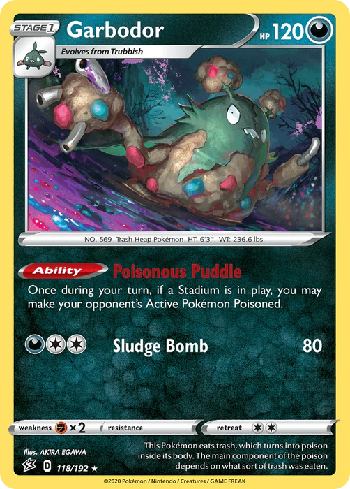 Garbodor (118/192) [Sword & Shield: Rebel Clash] - for just $0.15! 