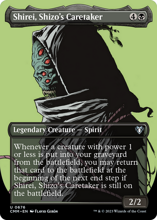 Shirei, Shizo's Caretaker (CMM-676) - Commander Masters (Borderless) - for just $0.05! 