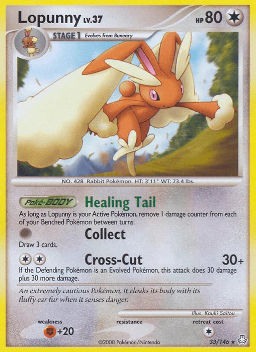 Lopunny (33/146) [Diamond & Pearl: Legends Awakened] - for just $1! 