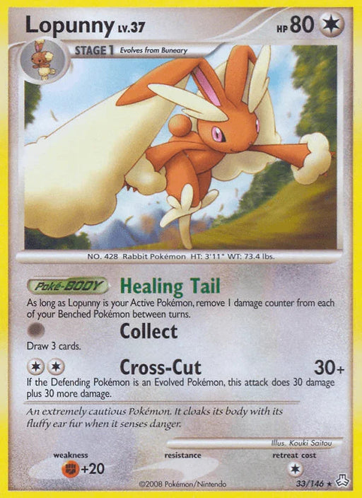 Lopunny (33/146) [Diamond & Pearl: Legends Awakened] - for just $1.10! 