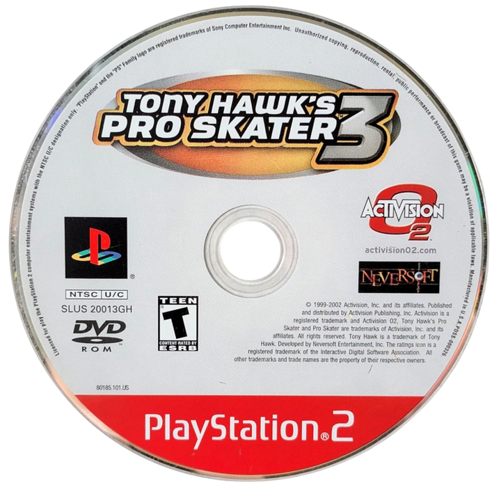Tony Hawk's Pro Skater 3 [Greatest Hits] – PlayStation 2 (PS2) - for just $0! 