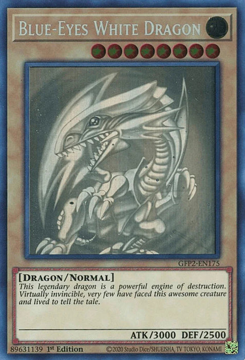 Blue-Eyes White Dragon [GFP2-EN175] Ghost Rare - for just $138.30! 