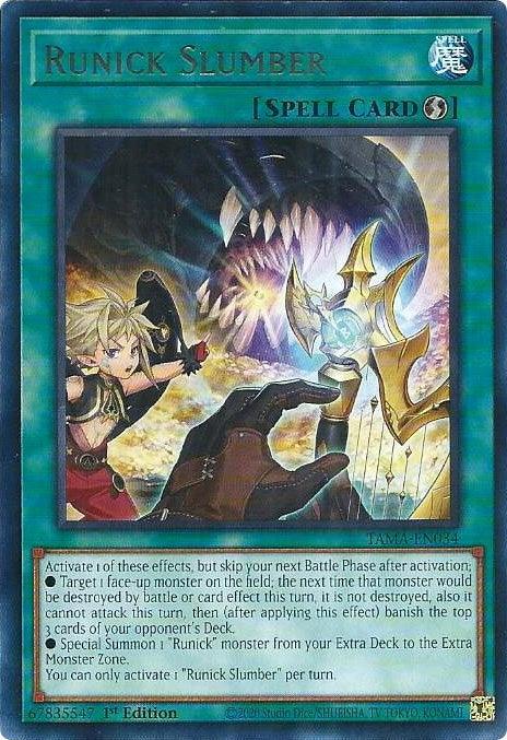 Runick Slumber [TAMA-EN034] Rare - for just $0.10! 
