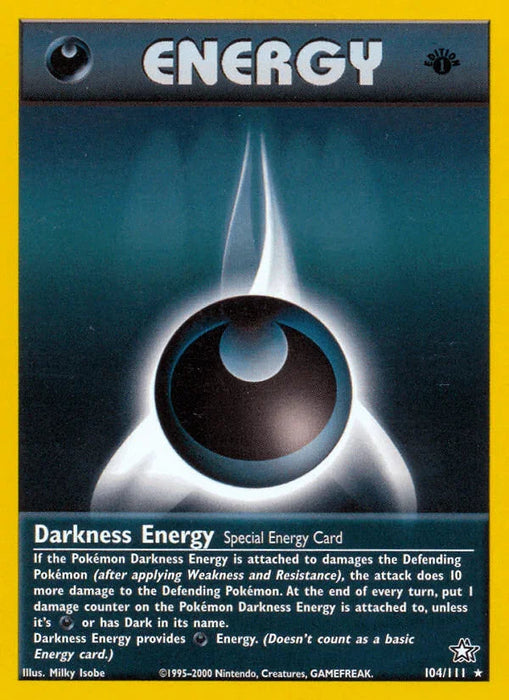 Darkness Energy (104/111) [Neo Genesis 1st Edition] - for just $2.80! 