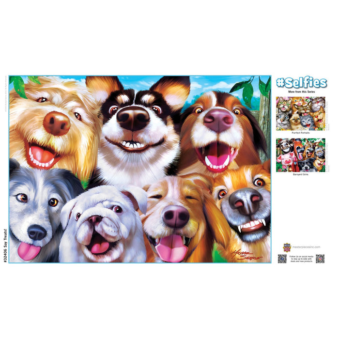 Selfies - Say Treats! 500 Piece Jigsaw Puzzle - Just $14.99! Shop now at Retro Gaming of Denver