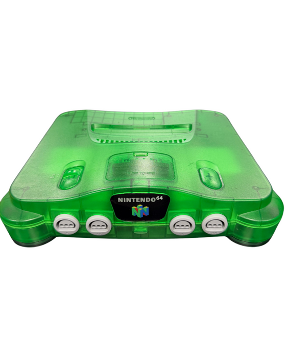 Nintendo 64 System (N64) Jungle Green – Scratch & Scuff Condition - for just $214.99! 