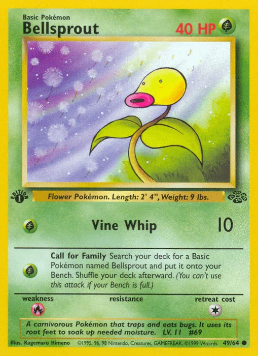 Bellsprout (49/64) [Jungle 1st Edition] - for just $0.35! 