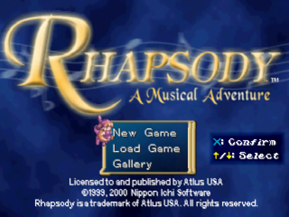 Rhapsody: A Musical Adventure – PlayStation 1 (PS1) - for just $74.99! 