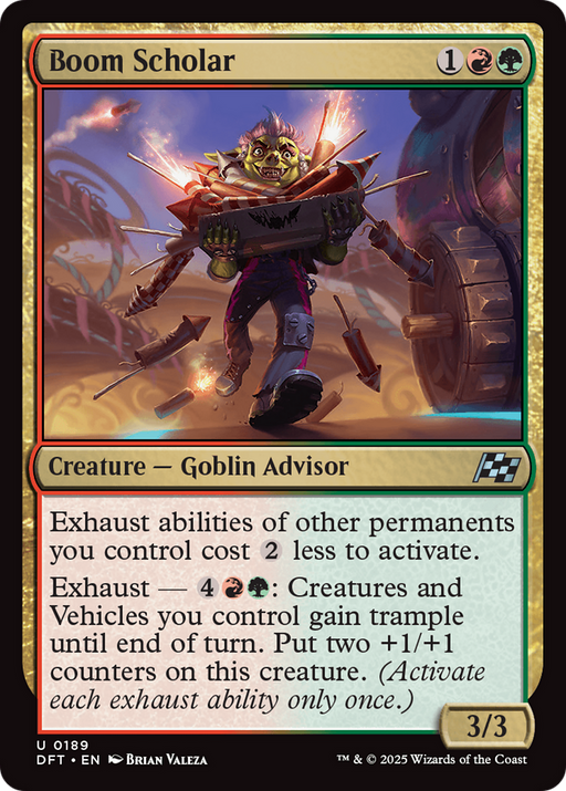 Boom Scholar (DFT-189) - Aetherdrift - for just $0.01! 