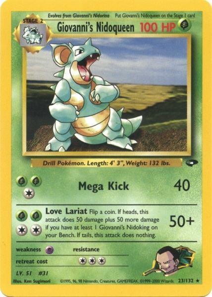 Giovanni's Nidoqueen (23/132) [Gym Challenge Unlimited] - for just $5.35! 