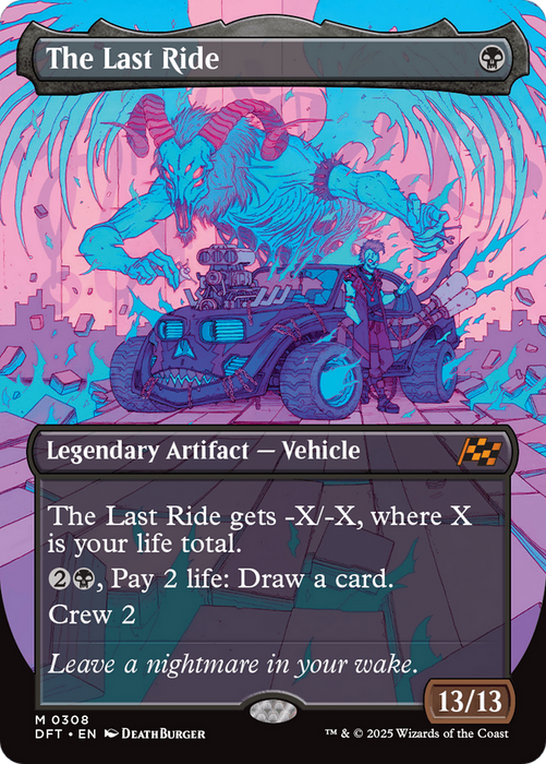 The Last Ride (DFT-308) - Aetherdrift (Borderless) Foil - for just $0.29! 