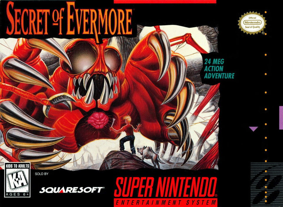 Secret of Evermore – Super Nintendo Entertainment System (SNES) - for just $64.99! 