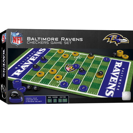 Baltimore Ravens Checkers Board Game - Just $19.99! Shop now at Retro Gaming of Denver