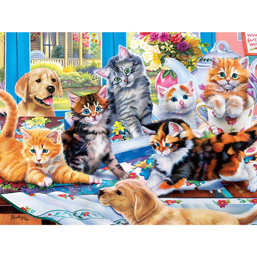 Family Time - Puzzling Gone Wild 400 Piece Jigsaw Puzzle - Just $14.99! Shop now at Retro Gaming of Denver