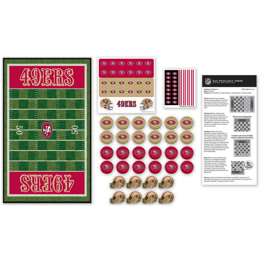 San Francisco 49ers Checkers Board Game - Just $19.99! Shop now at Retro Gaming of Denver